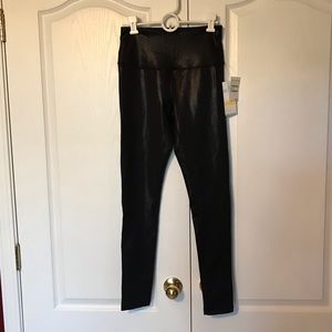 Zella faux leather leggings NWT